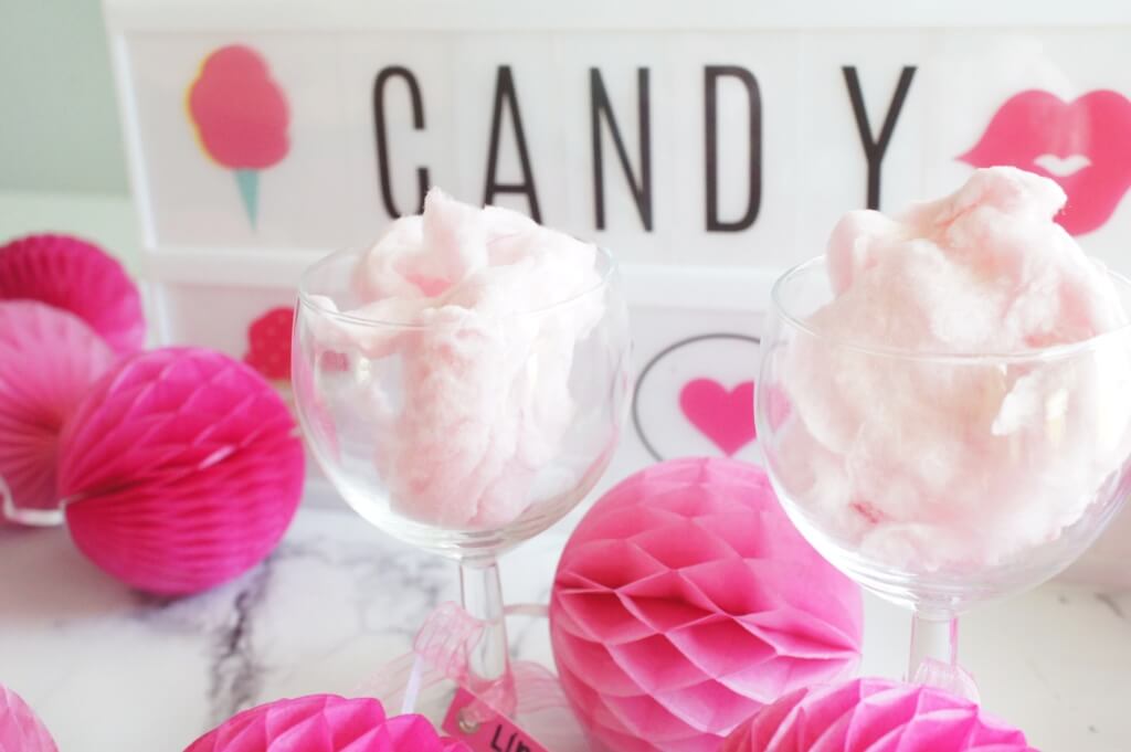 Cotton Candy Cocktail, Cotton Candy, Pink, Entertaining, Hosting, Bachelorette party, bachelorette, girls night, GNO, cocktail, happy hour, drink, entertaining, our messy table 