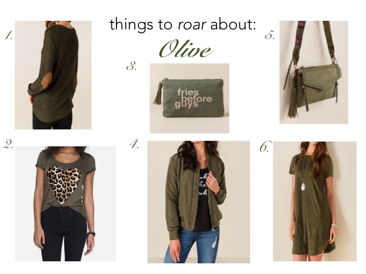 Olive Green Style Board