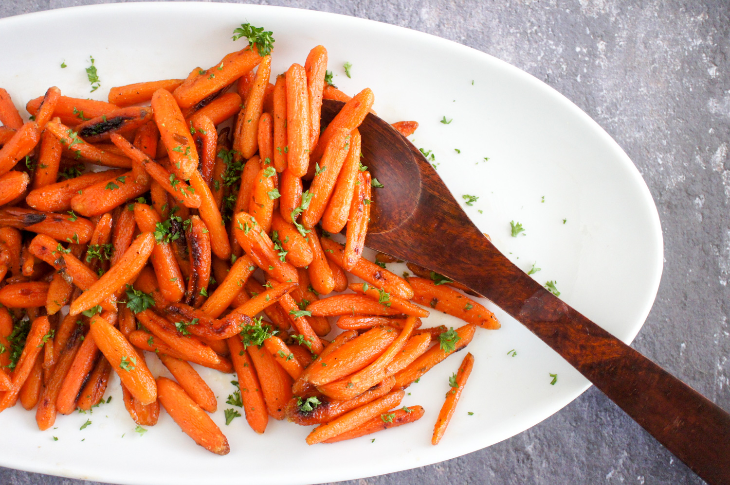 honey glazed carrots, roasted carrots, side dish, carrot recipe, quick recipe, 