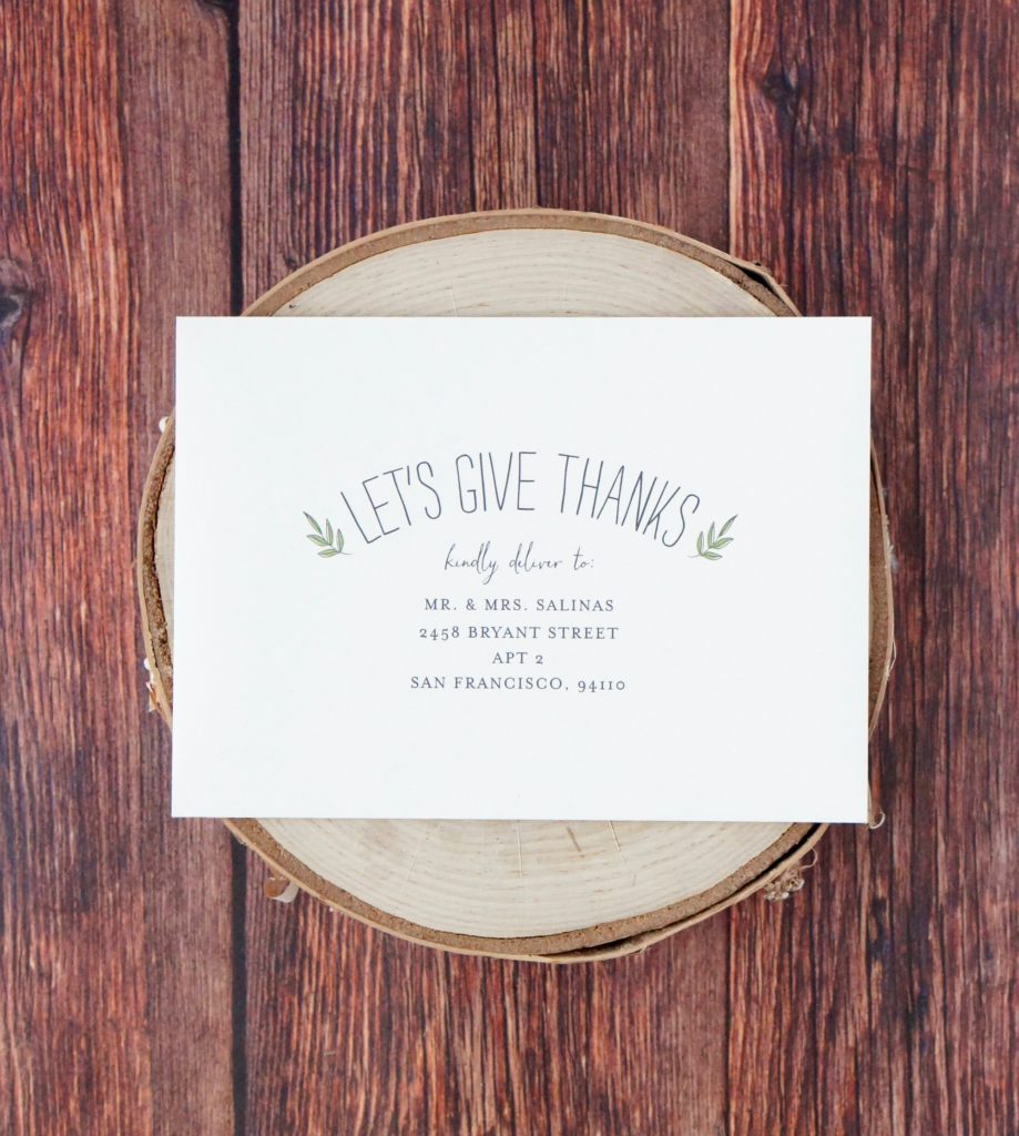 lets give thanks, envelope, minted, friendsgiving, thanksgiving, invitations, invites. friendsgiving invites with minted