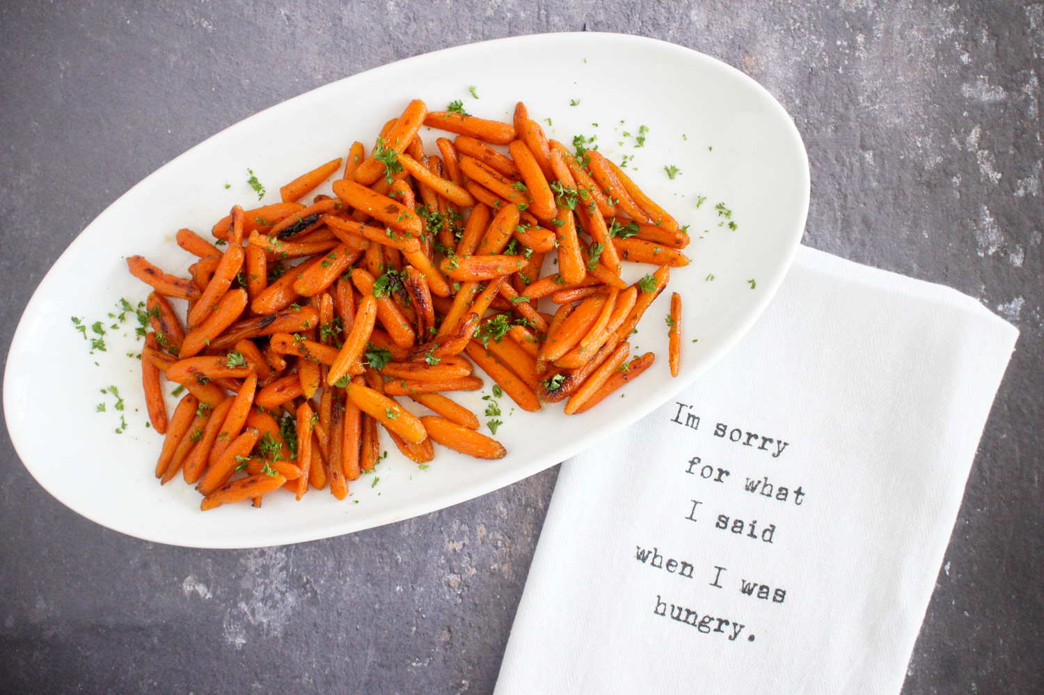 honey glazed carrots, roasted carrots, side dish, carrot recipe, quick recipe, 
